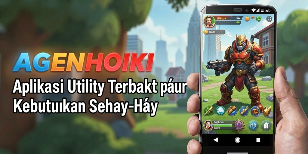 Tampilan antarmuka AGENHOKI yang sederhana dan informatif.
