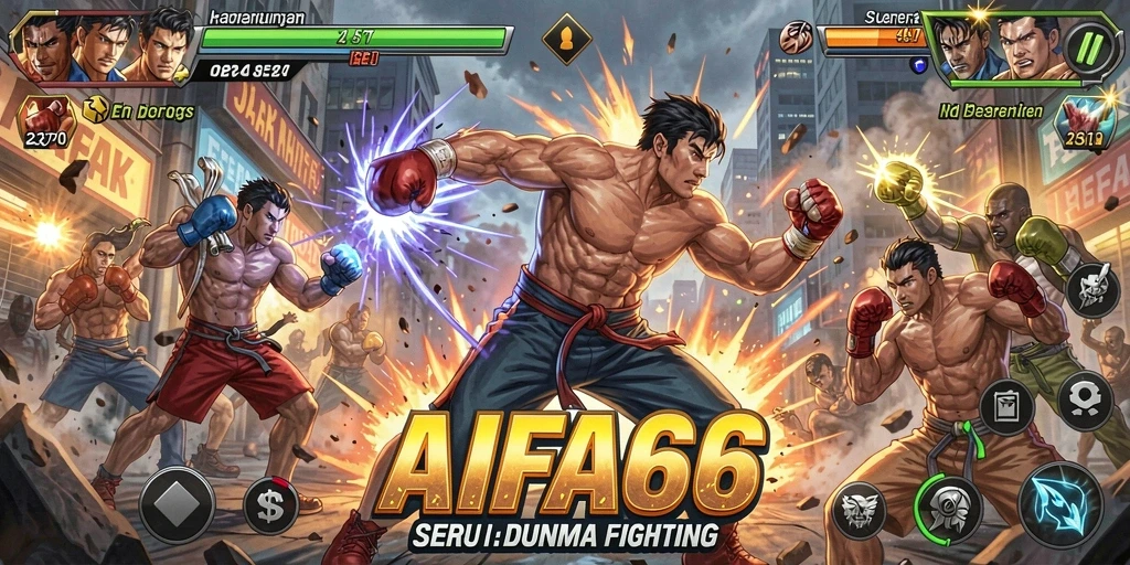 Tampilan seru dari pertarungan karakter di AIFA66.