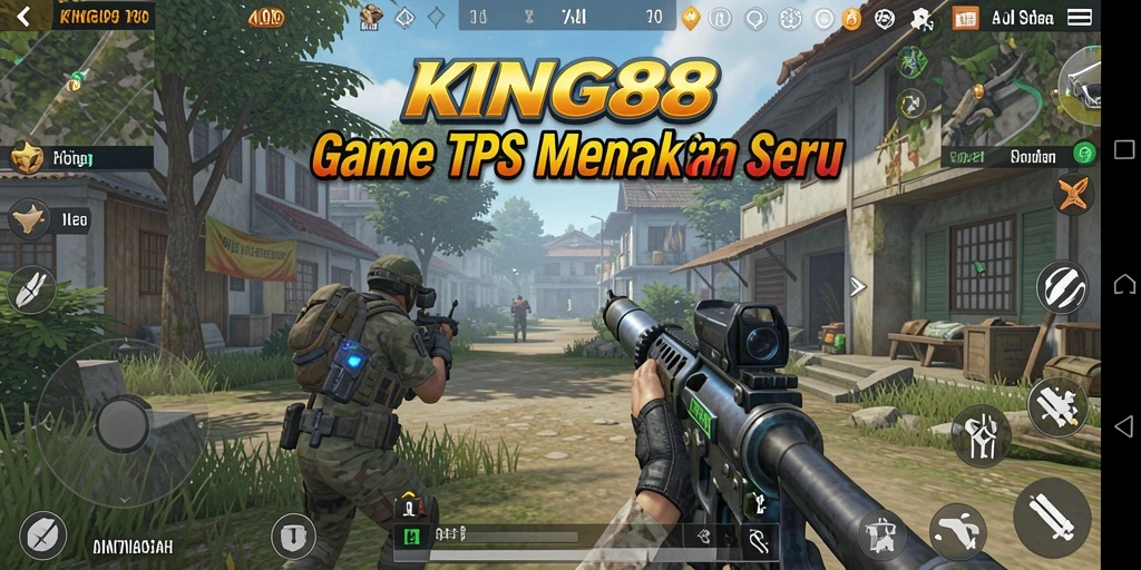 Screenshot gameplay yang menampilkan aksi mendebarkan dalam KING88.