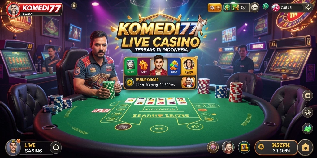 Screenshot gameplay Live Casino yang menarik dan interaktif.