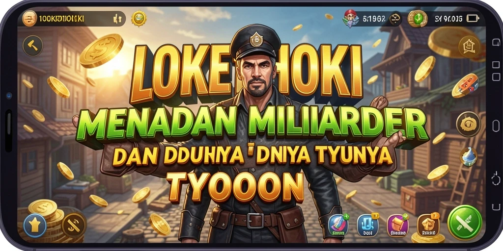 Tampilan gameplay seru saat membangun kerajaan bisnis di LOKETHOKI.