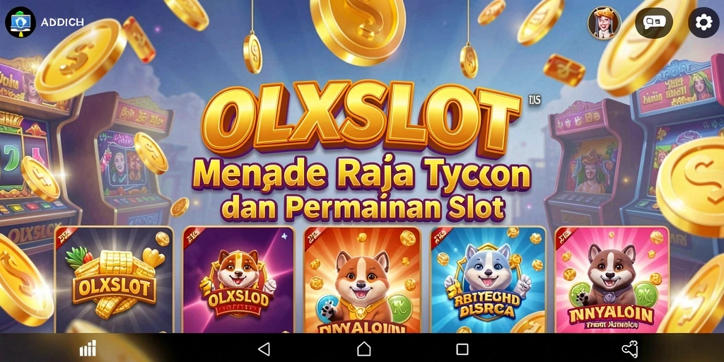 Tampilan gameplay OLXSLOT yang menarik dan penuh warna.