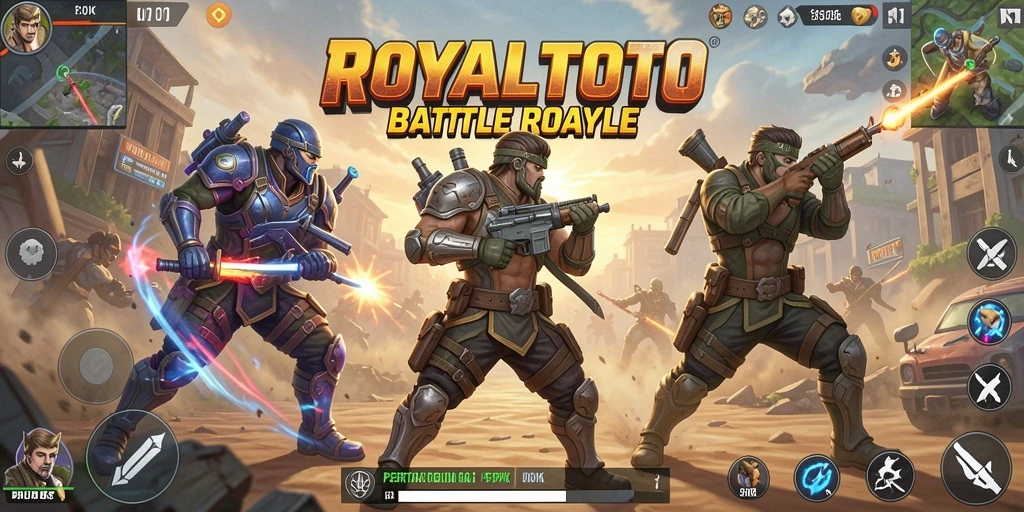 Tampilan menarik dari gameplay Battle Royale ROYALTOTO.