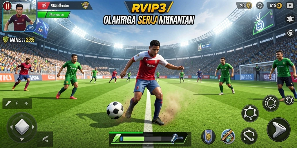 Tampilan gameplay RVIP3 yang mendebarkan dan penuh aksi.