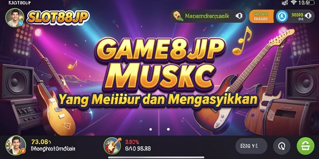 Tangkapan layar gameplay SLOT88JP menampilkan pemain menikmati musik.