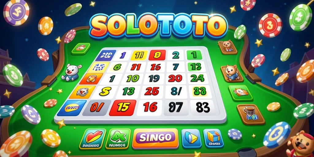 Tampilan gameplay Bingo di SOLOTOTO yang seru dan interaktif.
