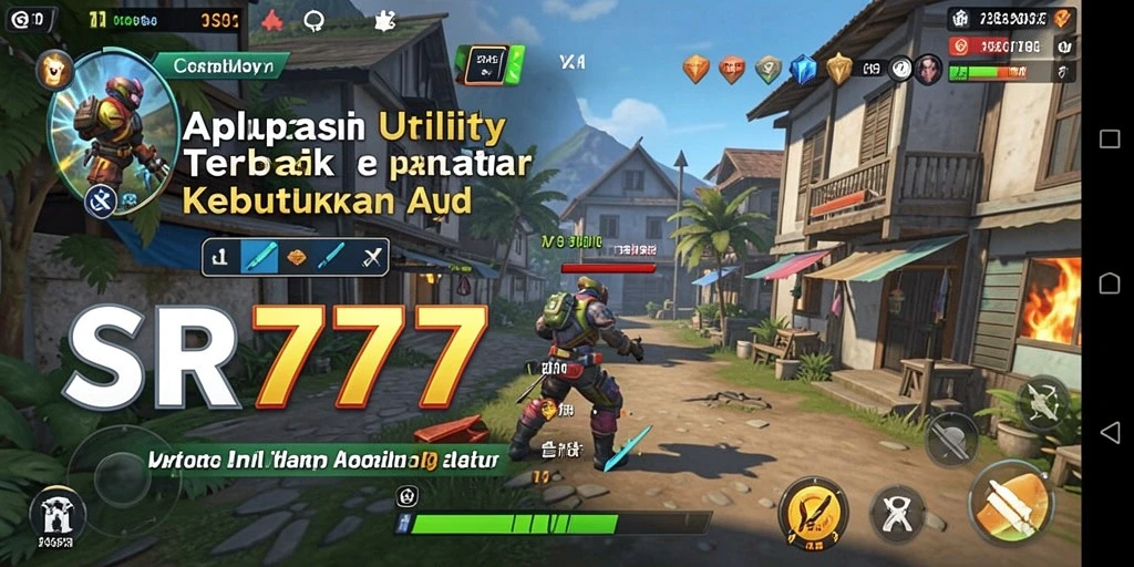Tampilan antarmuka aplikasi SR777 yang intuitif dan menarik.