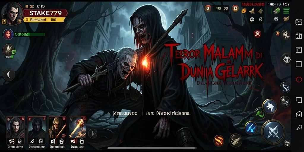 Screenshot mengungkapkan momen ketegangan di dunia Horror STAKE779.