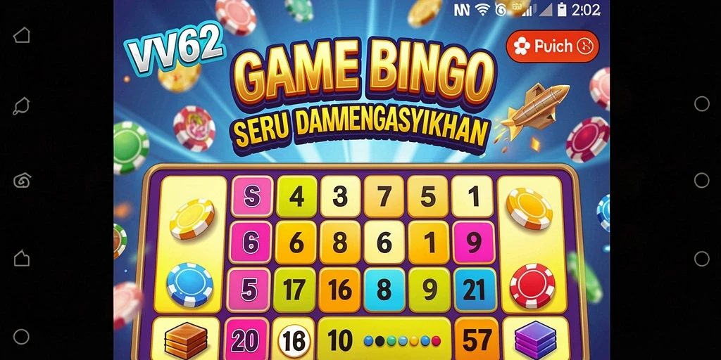 Tampilan gameplay Bingo yang menarik dan penuh warna.